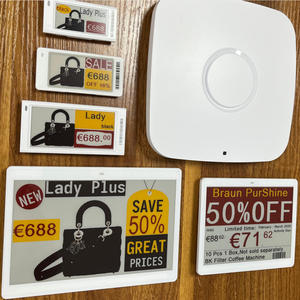New Arrival 2.4Ghz Ble Bluetooth Api Software Gateway E Ink <b>Eas</b> <b>System</b> Nfc Electronic Shelf Label Full Graphic Digital Price Tag - Product Image 3