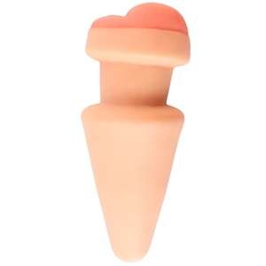 ของเล่นทางเพศแบบสอดใส่ TPE รูปทรงก้นใหญ่ พร้อมระบบสั่นสะเทือน - Product Image 2