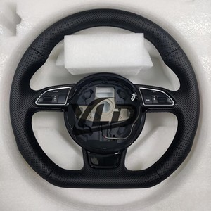 Volant de voiture en fibre de carbone avec LED YLD compatible avec <span class=keywords><strong>Audi</strong></span> R8 <span class=keywords><strong>Tt</strong></span> Mk2 <span class=keywords><strong>Mk3</strong></span> 8n <span class=keywords><strong>RS</strong></span> TTS Ttrs Rs3 Rs6 RS4 RS5 A4 A5 A6 A7 A8 A1 Q3 Q5 Q7 - Product Image 2