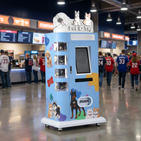 Máquina expendedora de etiquetas para mascotas al por mayor, kiosco de grabado láser de autoservicio para etiquetas de identificación de perros, para cadenas de tiendas de mascotas en múltiples ubicaciones