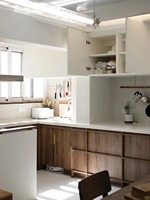 Ensemble complet multifonctionnel Villa Maison Bois Design moderne Armoires de cuisine Armoire de cuisine de qualité