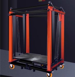 Custom 500kg 2-6m elektrik Remote Control perancah Platform aman Portable mengangkat Hoist - Product Image 2