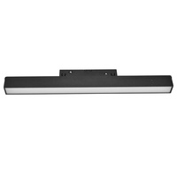 Éclairage sur rail LED magnétique commercial DC48 48V moderne, télescopique, zoomable, à intensité variable, CRI 90 élevé pour hôtel, restaurant, magasin, bureau