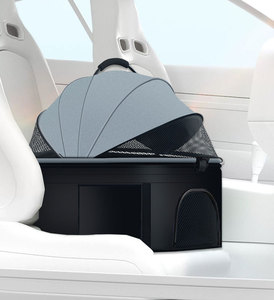 Trọng lượng nhẹ sang trọng chó Xe đẩy Oxford nguồn cung cấp có thể gập lại vật nuôi tàu sân bay lớn Dog Walker để bán - Product Image 4