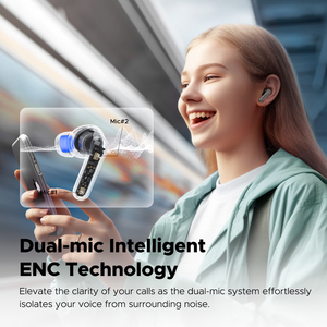 Audífonos Inalámbricos <span class=keywords><strong>SoundPEATS</strong></span> Clear Original TWS Modelo 2023, <span class=keywords><strong>Bluetooth</strong></span> 5.3, con Control Táctil Inteligente - Product Image 4