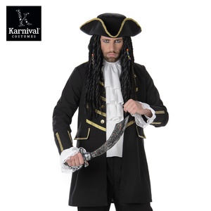 ODM Costume da uomo di Halloween per adulti Set nero rosso capitano <span class=keywords><strong>Anime</strong></span> ispirato per eventi di festa tutta la vendita - Product Image 4