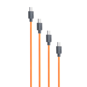 Micro Usb Charging Cable Orange 20cm Portable For Mobile Phone Power Bank USB Battery - Product Image 4