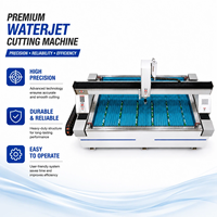 Machine de découpe à jet d'eau CNC intelligente Qianrui 380V à 5 axes haute vitesse et haute précision, tête de découpe métallique pour pierre, verre, marbre