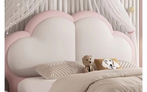 2025 New Pink Wood Modern Kids <b>Bed</b> with Soft <b>Padded</b> Headboard Princess Style Storage <b>Bed</b> for Boys Girls Bedroom Small Space - Product Image 6