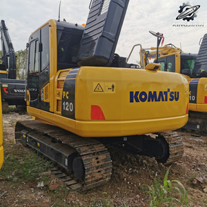 Excavatrice sur chenilles Komatsu 120 d'occasion, marque japonaise d'origine, 12 tonnes, mini-excavatrice compacte. - Product Image 6
