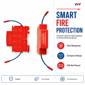Accessoire de suppression d'incendie aérosol proactif ATELE Modèle 12, fixation murale, activation automatique, protection électrique - Product Image 2