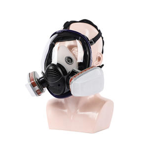 Respirador Facial Completo Pinjie de Silicona Reutilizable con Doble Filtro para Protección Contra Polvo y Gases en la Producción Química - Product Image 2