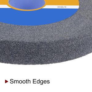 Mola professionale da 6 pollici a 80 graniglia 0.8 "spessore con 1 1/4" ruota di macinazione a forma di coppa di pergolato in ossido di alluminio - Product Image 3