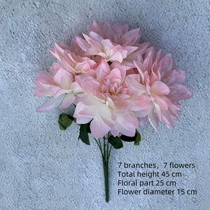 PT-CH009 nuovo stile artificiale fiore di dalia vero tocco fiore di colore primaverile per <span class=keywords><strong>la</strong></span> decorazione interna ed esterna di nozze - Product Image 2