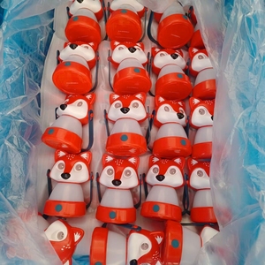 Nguồn Nhà Sản Xuất Fox Thiết Kế Không Thấm Nước Xách Tay Nhựa Fox Cắm Trại <span class=keywords><strong>LED</strong></span> Đèn Đèn Lồng Ánh Sáng Khuyến Mại Quà Tặng Đèn Pin - Product Image 2