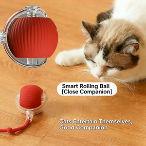 Lanceur Électrique Durable à Activation Automatique, Jouet Intelligent pour Animaux de Compagnie, Balles Roulantes Électriques pour Chats, Jouet à Balle pour Chats - Product Image 1