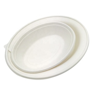 Bagazo Biodegradable de caña de azúcar, contenedor de alimentos, Bol ovalado, caja de contorneador Bio Lanch de 32oz para embalaje de alimentos - Product Image 2