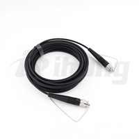 Câble optique extérieur étanche fabriqué en Chine, connecteur mâle LC vers IDC MPO, 12 ou 24 cœurs, jumper de fibre optique CPRI