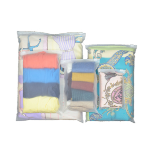 Camicia per indumenti con cerniera abiti trasparenti in plastica <span class=keywords><strong>trasparente</strong></span> smerigliata t-shirt <span class=keywords><strong>trasparente</strong></span> poly bubble mailer abbigliamento imballaggio shippingbag - Product Image 3