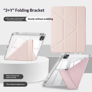เคสไอแพดแบบพับได้ 3+Y ฝาหลังใส ป้องกันรอบด้าน ปรับมุมได้หลายระดับ พร้อมฟังก์ชั่นเปิด/ปิดอัตโนมัติ - Product Image 3
