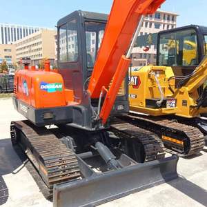 รถขุด Doosan DH55 มือสองราคาถูก 5 ตัน ประสิทธิภาพสูง ระบบไฮดรอลิกแบบตีนตะขาบ พร้อมเกียร์ แบริ่ง เครื่องยนต์ ปั๊ม มอเตอร์ และเกียร์ Kawasaki - Product Image 6