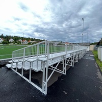 Grande tribune de football extérieure fixe en plastique, sièges de stade, chaises de gradins, sièges de stade