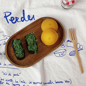 Acacia Gỗ Phục Vụ Khay Hình Chữ Nhật Bằng Gỗ Lớn Phục Vụ Đĩa Cho Thực Phẩm Bằng Gỗ Khay Cho Charcuterie Món Khai Vị Phục Vụ Khay - Product Image 3