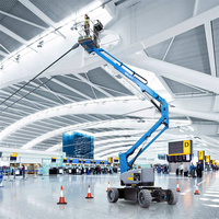 Nacelle élévatrice articulée électrique automotrice pour l'installation d'éclairages publics 12m 14m 16m 18m 20m 22m
