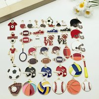 Vente en gros de bricolage décorations de basket-ball sport dessin animé aigles breloque équipe chaussure porte-clés accessoires de fabrication de bijoux