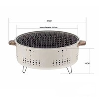 Grill à gaz sans fumée de style coréen, multifonction, portable, pour usage en restaurant