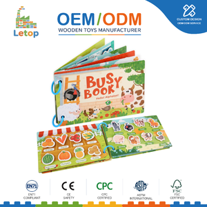 Libro <span class=keywords><strong>de</strong></span> Actividades Personalizado para Bebés, Libro Sensorial <span class=keywords><strong>de</strong></span> Aprendizaje Temprano para Jardín <span class=keywords><strong>de</strong></span> Infancia, <span class=keywords><strong>0</strong></span>-<span class=keywords><strong>3</strong></span> <span class=keywords><strong>A</strong></span>ños - Product Image 1