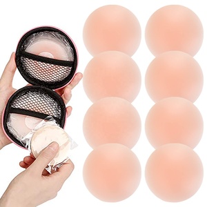 Wholesale Hot Sale NIPPIES Nipple Covers for Women Adhesive Silicone Pasties with Travel Box Silicone Nipple Covers