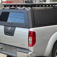 Capot rigide en alliage d'aluminium pour pick-up avec porte-bagages de toit et panneaux latéraux MOLLE à persiennes pour BYD Shark 6