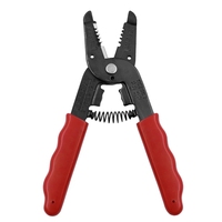 Pince à dénuder les fils Pince à sertir multifonctionnelle pour électricien Outils de dénudage de câbles de réseau Extracteur de câbles de réseau