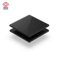 Plaque en acrylique noir COMAY pour la décoration intérieure, les présentoirs et les applications de signalétique