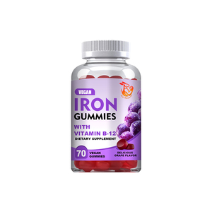 Complément Alimentaire de Fer de Haute Qualité Sans Gluten, Gummies au Fer avec Complexe B et Folate pour le Bien-être Général - Product Image 1