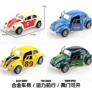 Modellino Auto Classica Retrò Vintage <span class=keywords><strong>1</strong></span>:38, Pickup in Lega, Giocattolo per Bambini, Veicolo in Miniatura - Product Image 3