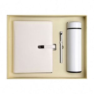 Promotional Custom Logo Corporate Gifts Business Gift Set A5 Notebook <b>Pen</b> and Thermos Factory Price for Conferences - Product Image 3
