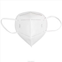 Masque KN95 jetable en tissu non tissé 5 couches avec protection anti-poussière, embout nasal pliable et débit d'air de 50 L/min