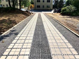 Haute qualité assez Durable pour la grille de <span class=keywords><strong>gravier</strong></span> d'herbe en <span class=keywords><strong>plastique</strong></span> HDPE amovible pour la grille de pavé d'herbe de parking extérieur - Product Image 6