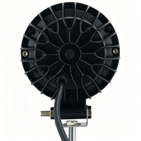 Lampe de travail LED ronde de 4,5 pouces 30W, étanche IP68, 12-48V, lampe auxiliaire pour conduite tout-terrain, voiture, camion, chariot élévateur, machines