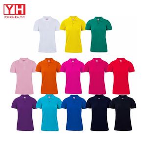 Polo pour <span class=keywords><strong>femme</strong></span> personnalisé OEM avec broderie et impression, haute qualité, 100% coton, polo vierge pour <span class=keywords><strong>femme</strong></span> - Product Image 2