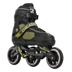 Aisamstar 2024 Patins à roues alignées réglables personnalisés Patins à roues alignées de slalom de haute qualité Patins à roues alignées unisexes et clignotants