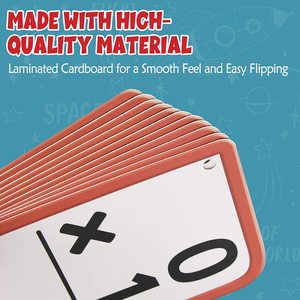 Carte Flash Educative per l'Apprendimento Precoce della Matematica per Bambini 3-6 Anni, Riconoscimento Numeri e Abilità di Conteggio, Confezione in Cartone - Product Image 1