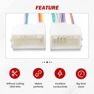 2013-2017 Forte/Sorento Radio Draad Harnas Pvc Geïsoleerd Koper Compatibel Auto Mp3 Cd-Speler 2014-2018 Kabel Assemblage - Product Image 3