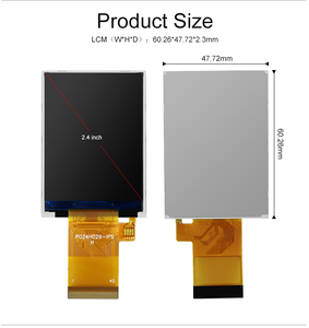 Polcd 2.4 inch <span class=keywords><strong>LCD</strong></span> hiển thị 2.4 "TFT <span class=keywords><strong>LCD</strong></span> 240x320 độ sáng 320 điều khiển IC st7789v giao diện LCM mô-đun - Product Image 3