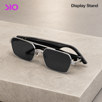   Lunettes de soleil intelligentes à commande tactile, chargement magnétique, traduction IA en temps réel, moniteur d'activité, musique, appels téléphoniques