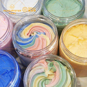 Bocaux Conteneur Fouetté La Boutique Emballage Marque Privée En Gros Organique Végétalien Conteneurs Beurres Arc-En-Ciel Crème Corps Beurre - Product Image 3