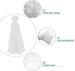 Huamaohengchun 100 Piezas Bolsas de Malla de LDPE Reutilizables y Duraderas de 24'' para Almacenamiento de Frutas, Verduras, Mariscos y Compras - Product Image 5