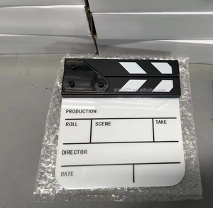 Clapperboard in Acrilico per Film, Pannello Direzionale per Riprese Video, Accessorio Fotografico per Studio TV - Product Image 3
